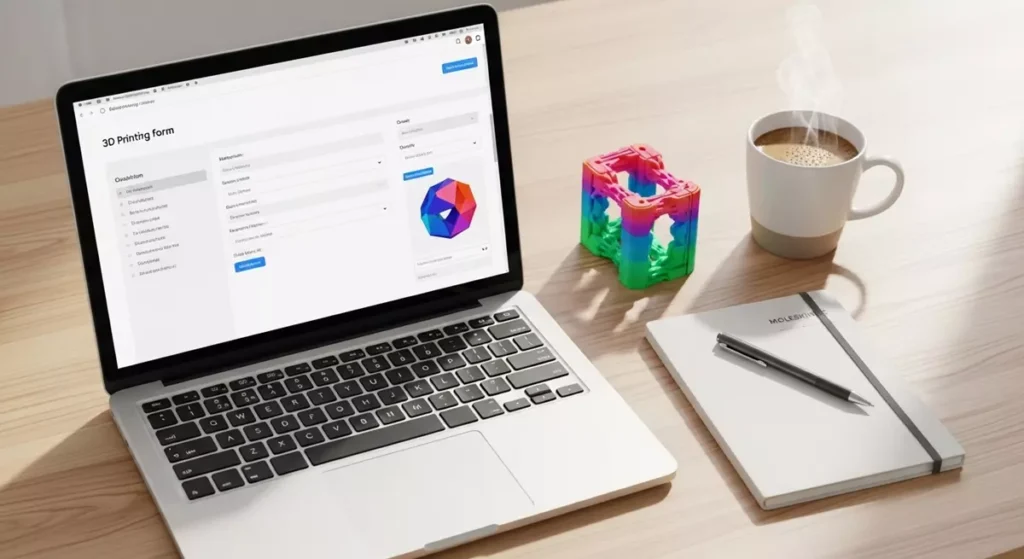 Szybka wycena plików STL i STEP na Zlecenia3D Proces zamawiania i wyceny wydruku 3D przez platformę internetową